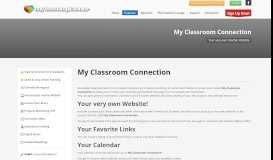 
							         My Classroom Connection - My Lesson Planner								  
							    