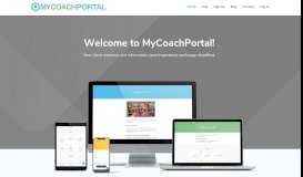 
							         My Coach Portal - Effortless Client Onboarding and Communication								  
							    