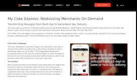 
							         My Coke Express: Restocking Merchants On-Demand - Bringg								  
							    