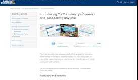 
							         My Community Portal - Connect & Colloborate | Barfoot & Thompson								  
							    