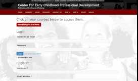 
							         MY COURSES – Center For Early Childhood Professional ...								  
							    