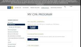 
							         My CPA Program | CPA Australia								  
							    