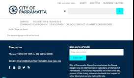 
							         My Development Application (DA) | City of Parramatta								  
							    