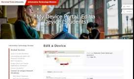 
							         My Device Portal: Edit A Device (Students) – Information Technology ...								  
							    