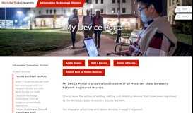 
							         My Device Portal – Information Technology Division - Montclair State ...								  
							    