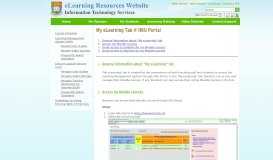 
							         My eLearning Tab @ HKU Portal | Information Technology Services ...								  
							    