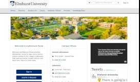 
							         My Elmhurst Campus Portal > Login								  
							    