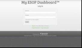 
							         My ESOP Dashboard								  
							    