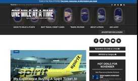 
							         My Experience Buying A Spirit Ticket At The Airport | One Mile at a Time								  
							    