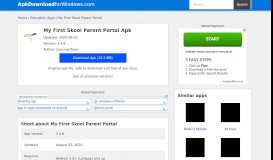 
							         My First Skool Parent Portal 3.3.14 apk download for Windows (10,8,7 ...								  
							    