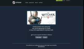 
							         My games crashes after a portal :: The Witcher 3: Wild Hunt General ...								  
							    