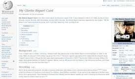
							         My Ghetto Report Card - Wikipedia								  
							    