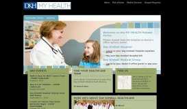 
							         MY HEALTH Patient Portals - Day Kimball Healthcare								  
							    