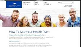 
							         My Health Plan - Health Plan of Nevada								  
							    