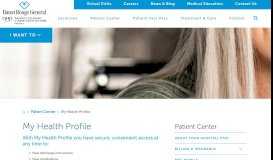 
							         My Health Profile - Baton Rouge General Physicians								  
							    