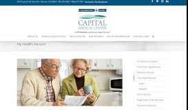 
							         My Health Record – Capital Medical Center								  
							    