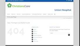
							         My Healthcare Record Patient Portal - Union Hospital								  
							    