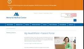 
							         My HealthPoint Patient Portal - Memorial Medical Center in Las Cruces								  
							    