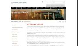 
							         My Hospital Records | Allegan General Hospital								  
							    