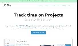 
							         My Hours: Time Tracking for your Projects and Tasks								  
							    