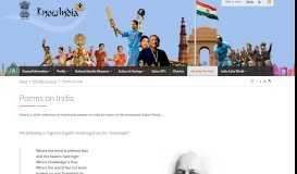 
							         My India My Pride - Poems On India - Know India: National Portal of ...								  
							    