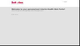 
							         My Interim Web Portal - My InnerOffice Portal - Interim Health								  
							    