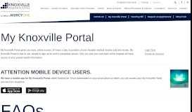 
							         My Knoxville Portal - Knoxville Hospital & Clinics								  
							    