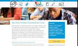 
							         My Kool Smiles Scholarship Fund - Kool Smiles								  
							    