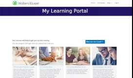 
							         My learning portal |								  
							    