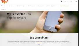 
							         My LeasePlan app | LeasePlan								  
							    