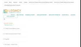 
							         My Legacy - Patient Portal - Legacy Community Health								  
							    