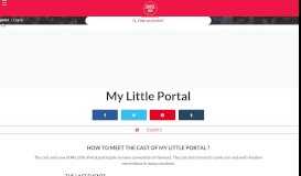 
							         My Little Portal | Roster Con								  
							    