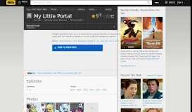 
							         My Little Portal (TV Series 2012– ) - IMDb								  
							    
