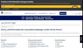 
							         My Liverpool Web Portal - Academic Development - University of ...								  
							    