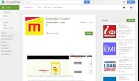 
							         My Mahindra Finance - Apps on Google Play								  
							    