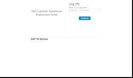 
							         My Media - SAP Customer Experience Enablement Portal: Log On								  
							    