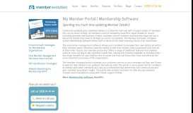 
							         My Member Portal - Membership Software - Member Evolution								  
							    