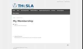 
							         My Membership – Tennessee Health Science Library ...								  
							    