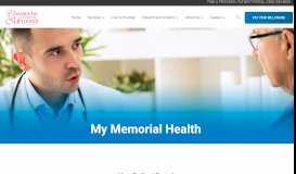 
							         My Memorial Health | Comanche County Memorial Hospital								  
							    
