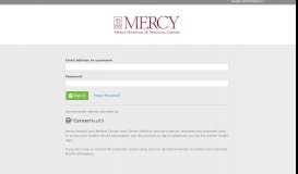 
							         My Mercy Chart Login - My Care File								  
							    