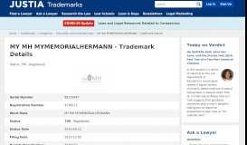 
							         MY MH MYMEMORIALHERMANN Trademark of Memorial Hermann ...								  
							    