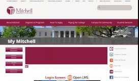 
							         My Mitchell | Mitchell Community College, Serving Iredell County								  
							    