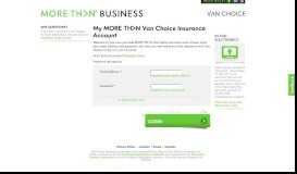
							         My MORE TH>N Van Choice Insurance Account - More Than ...								  
							    