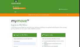 
							         My Move - Log in - Your Move								  
							    
