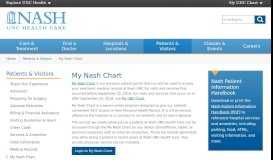 
							         My Nash Chart | Nash UNC Health Care								  
							    