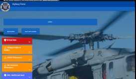 
							         My Navy Portal: Home Page								  
							    