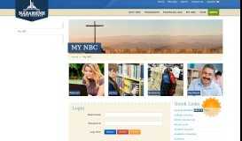 
							         My NBC - Campus and Online Programs - Nazarene Bible College								  
							    