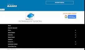 
							         My Online Clinic - Eye Doctor serving Sylvania ... - Romanoff Vision								  
							    