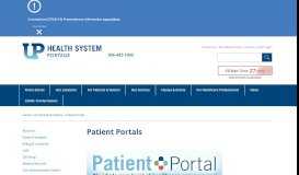 
							         My Patient Portal - Portage Health								  
							    