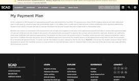 
							         My Payment Plan | SCAD.edu								  
							    